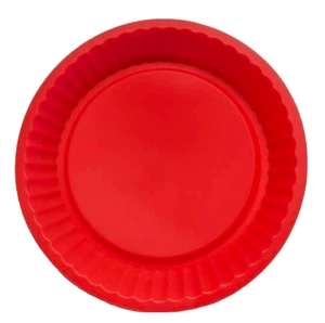 26cm PREMIUM DEEP Quiche Silicone Pie Dish Tart Mould Flan Dessert Fruit Cheese - Picture 1 of 8