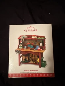 Hallmark Club Exclusive 2017 Santa's Workbench Keepsake Ornament With Box - Picture 1 of 5