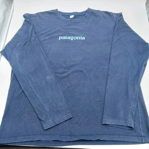 Camiseta De Colección Patagonia Gráfica Árbol Petrificado Para Hombres XL Azul Manga Larga Hecha en EE. UU. - Imagen 1 de 14