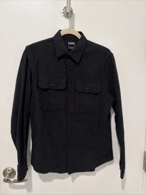 NWT NEW Todd Snyder New York Charcoal Gray Flannel Men's Shirt Pocket Casual XS - Image 1 of 4