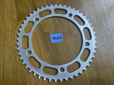 Plato Shimano Track Vintage - 151 BCD 1/8" 49T - Aluminio Plata Pista Foto 1 de 4