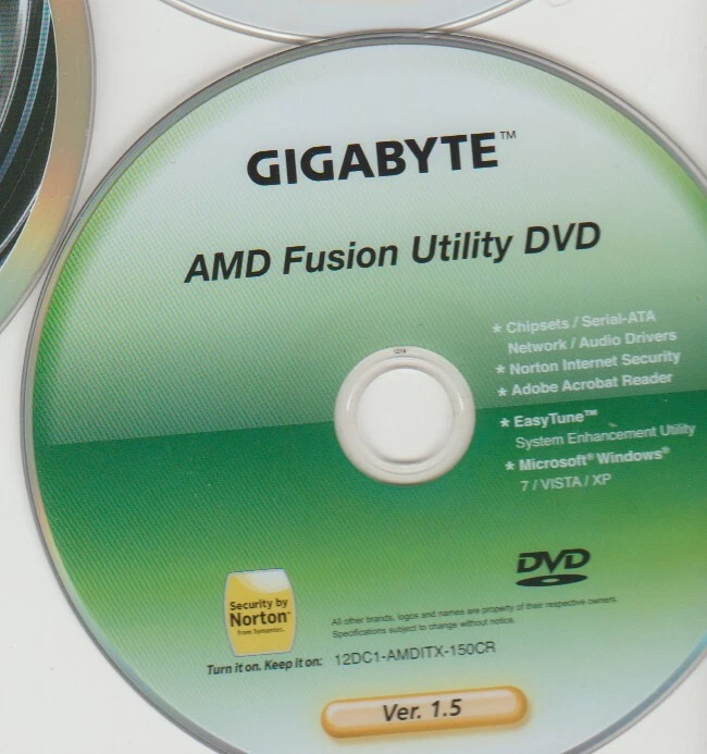 Mainboard Treiber DVD -- Gigabyte AMD - Bild 1 von 1