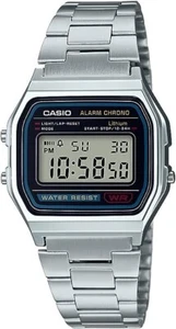 Reloj CASIO A158WA-1DF Original Retro Plata Vintage A158 Hombre Mujer Nuevo - Imagen 1 de 7
