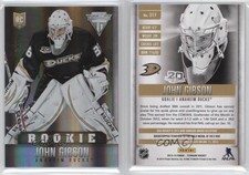 2013 Anthology Titanium Update Draft Position Number /39 John Gibson Rookie RC