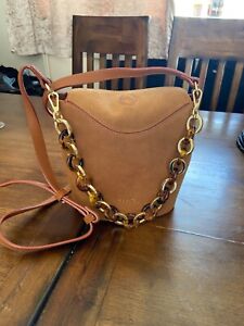 ted baker bag small suede tan/camel