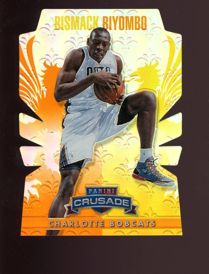 2013-14 PANINI CRUSADE BISMACK BIYOMBO ORANGE DIE CUT CRUSADE #129 11/99 - Image 1 of 1