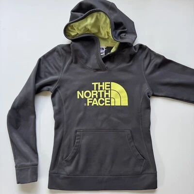 THE NORTH FACE Pullover Sudadera con Capucha Mujer XS (XXS) Gris Amarillo Forrado de Vellón Foto 1 de 4