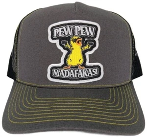 MV Trucker Hat PEW PEW - UV Protection, Adjustable Strap (More Colors) - Picture 1 of 2