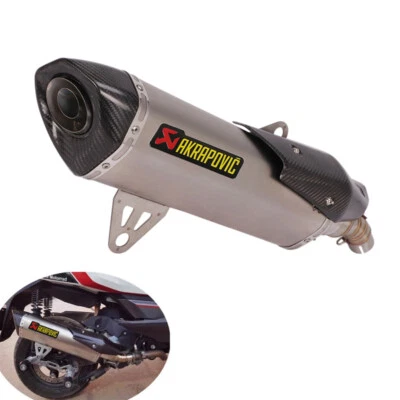 For BMW C400X C400GT 2018-2025 Exhaust Tips Motorcycle Muffler Pipe Carbon Fiber - Image 1 of 4