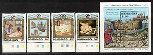 BAHAMAS Scott 663-7 Stanley Gibbons 844-7 & MS848 Mint NH - Picture 1 of 2