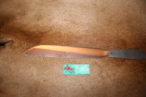 Alt: Klingenrohling Küchenmesser Solingen Pfadfinder Bastler Bauer 33 cm Jäger x - Bild 1 von 4