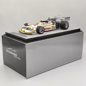 Coche de resina 1/18 Tecno Mythos Series March 761 OVORO #35 1976 GP de Suecia TM18-222E - Imagen 1 de 9