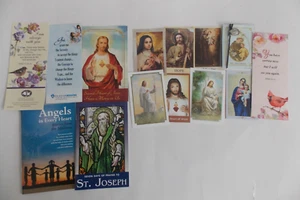 Lot Of Religious Prayer Cards Bookmarks Booklets #LT117 - Picture 1 of 12