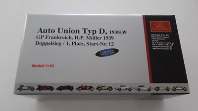 CMC M-089 - AUTO UNION Typ D #12 -  H.-P. Müller - GP Frankreich 1939 - NEU 1:18 - Bild 1 von 3