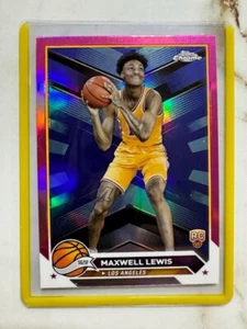 Maxwell Lewis #16 2023-24 Topps Chrome Basketball RC Pink Refractor Lakers - Picture 1 of 2