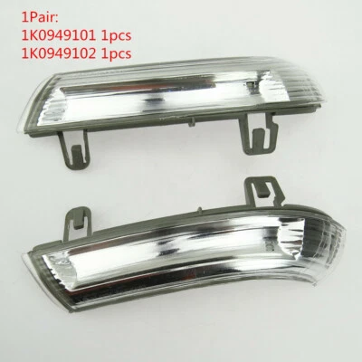 Left Right Side Led Indicator Mirror Wing Turn Signal Light For VW Passat 6 Golf - Image 1 of 4