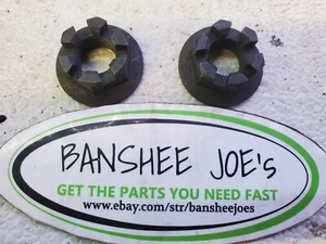 1995 - 2007 Yamaha Wolverine 350 Rear Wheel Hub Nuts Pair 16 X 1.25 - Picture 1 of 5
