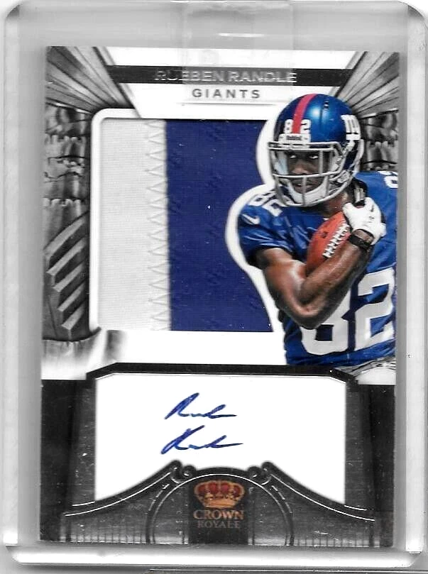 RUEBEN RANDLE 2012 PANINI CROWN ROYAL 2 CLR. PATCH & CERTIFIED AUTOGRAPH#/349 RC - Image 1 of 1
