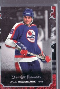2007-08 DALE HAWERCHUK O-PEE-CHEE PREMIER  HOCKEY CARD 021/299 WINNIPEG JETS