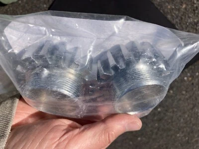 Par de tuercas de escape 06-3555 Andover Norton Commando 850 genuinas OEM NUEVAS hechas en Reino Unido Foto 1 de 4