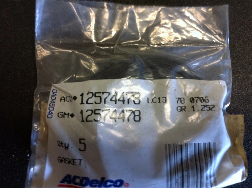 Engine Coolant Thermostat Housing Gasket ACDelco GM Original Equipment 12574478 - Image 1 of 1