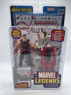 Marvel Legends: Wonder Man 2005 con cómic -- Legendary Rider Series Foto 1 de 4
