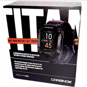CARBINOX Titan Smartwatch IP69K Heart Rate, Oxygen, Blood Pressure Tracker - Picture 1 of 1
