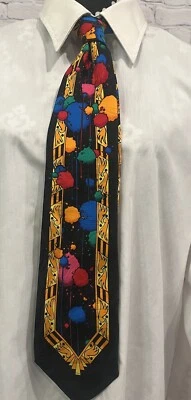 Corbata De Colección Años 90 Rush Limbaugh Colección Sin Límites 100% Seda Eléctrica Hecha en EE. UU. Foto 1 de 4