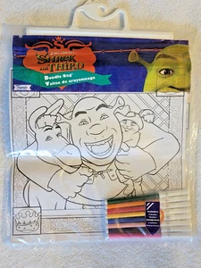 Bolso Shrek The Third Doodle (6) 12"x12" pósters y (8) marcadores NUEVO SELLADO 2007 - Imagen 1 de 2
