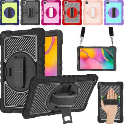 Прочный стойка жесткий чехол для Samsung Tab A7 A8 A9 S6 S7 S8 S9 FE Plus S10 - Изображение 1 из 4