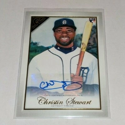 Christin Stewart - 2019 Topps Gallery RC ROOKIE AUTO AUTOGRAPH - Detroit Tigers - Image 1 of 2