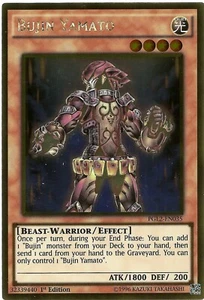 Bujin Yamato PGL2-EN035 Gold Rare Yu-Gi-Oh Card 1st Edition New - Picture 1 of 3