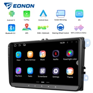Eonon VWA13 9" Android 13 Car GPS Stereo Radio For VW Golf 5 6 Tiguan Polo Jetta - Picture 1 of 22