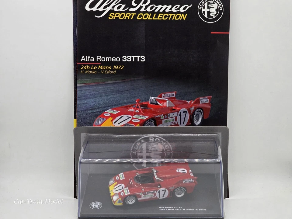 Alfa Romeo 33 TT3 - 24h Le Mans 1972 - Centauria 1:43 1/43 1-43 - Immagine 1 di 1