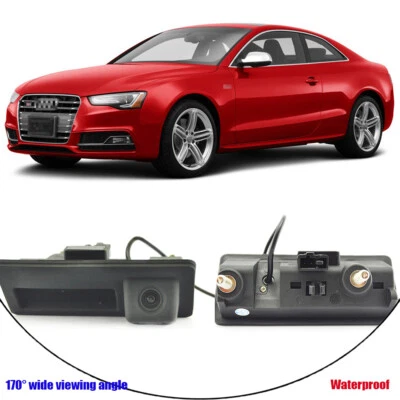 Car Trunk Handle CCD Rear View Camera Backup Parking for Audi S5 2012-2016 - Image 1 of 4