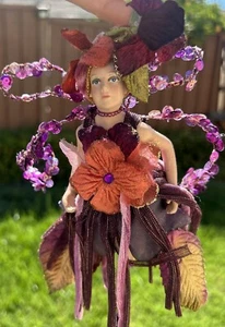 "Muñeca de hadas Wayne Kleski Dalia adorno de Navidad 8"" Colección Katherine" - Imagen 1 de 14