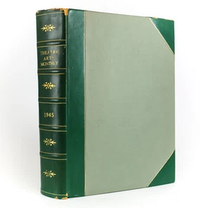 Edith J.R. Issacs Theater Arts Monthly IX 1945 1st Ed Estate of Jerry Wald - Picture 1 of 5