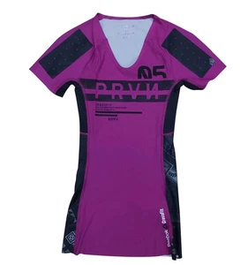 Reebok Crossfit Compression Top Damen 4-6 lila schwarz atmungsaktiv feuchtigkeitsableitend WOD - Bild 1 von 24