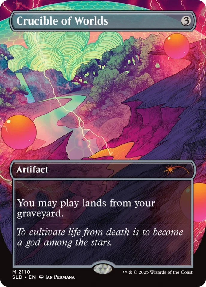 Crucible of Worlds X (1) Secret Lair Drop NM R2110 - In Hand- Non-Foil - 4RCards - Image 1 of 1