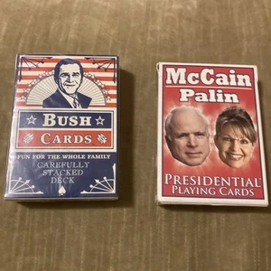 Bush/McCain Playing Cards - Picture 1 of 2