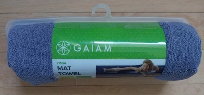 GAIAM YOGA MICROFIBER MAT TOWEL 24”x68” HERON LILAC - Image 1 of 2