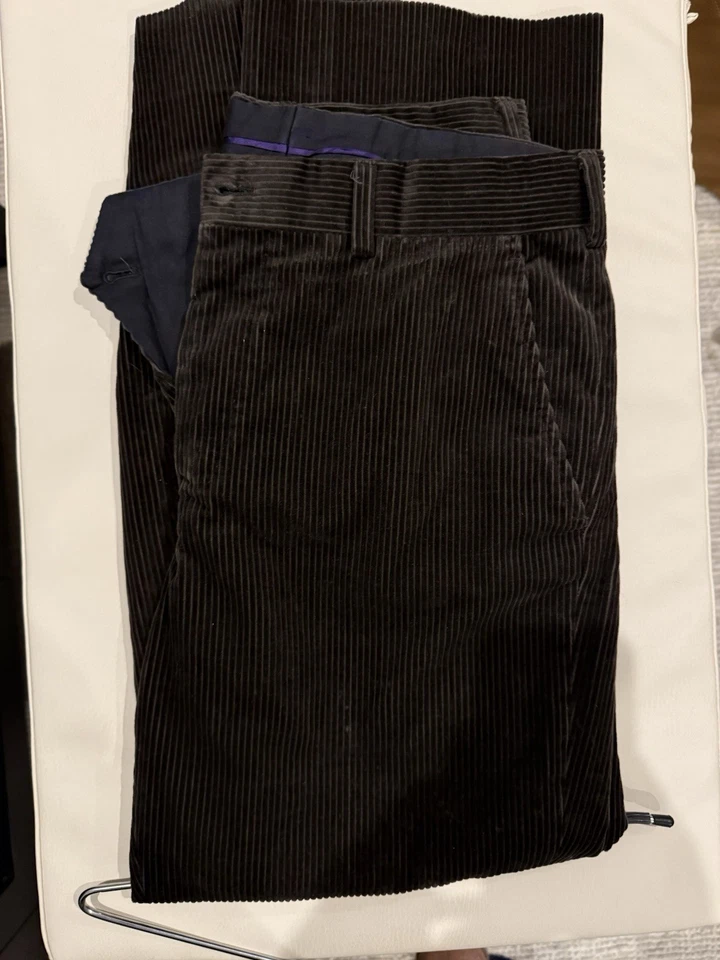 Ralph Lauren Purple Label 31x27 Corduroy Made In Italy Pants - Image 1 of 3