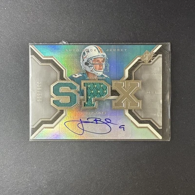 2007 SPx #202 John Beck RPA Rookie Patch Auto Jersey RC /599 - Miami Dolphins - Image 1 of 3
