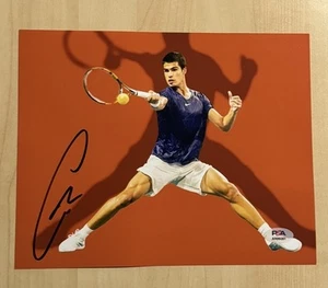 CARLOS ALCARAZ HAND SIGNED 8x10 PHOTO AUTOGRAPHED TENNIS PHENOM RARE PSA COA - Picture 1 of 1
