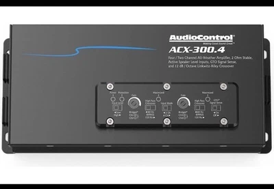 AUDIOCONTROL ACX-300.4 MARINE BOAT ATV CAR 4-CHANNEL 300W RMS SPEAKERS AMPLIFIER - Image 1 of 4