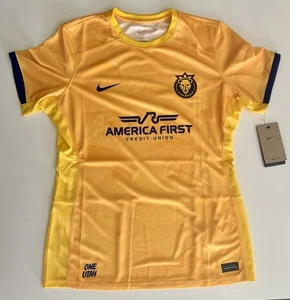 Nike Utah Royals FC Stadium Home Dri-Fit NWSL Women Jersey Sz-L P35366 NEW - Picture 1 of 9