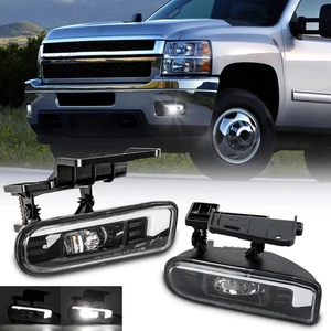 DOT 2PC LED Bumper Fog Light DRL For Chevy Silverado 99-02 Suburban 00-06 Tahoe - Picture 1 of 15