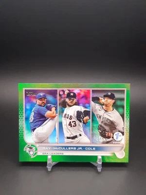 2022 Series 1 1st Edition League Leaders Green 150 Robbie Ray Lance McCullers - Image 1 of 2