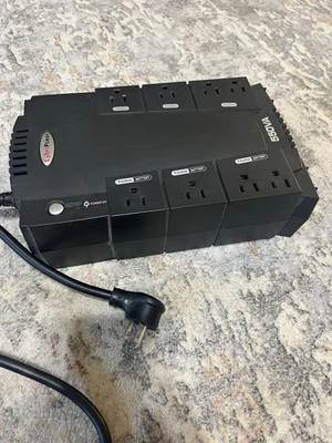 CyberPower 550VA Uninterruptible Power Supply UPS Surge Protector - NO BATTERY - Image 1 of 2