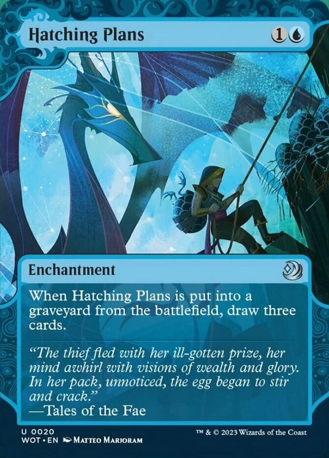 x1 Hatching Plans - Wilds of Eldraine: Enchanting Tales - NM - MTG - Image 1 of 1